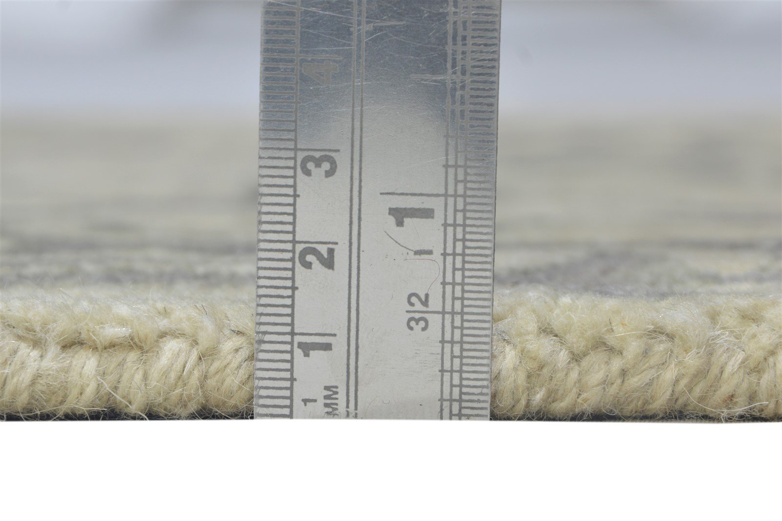Wool Beige Rug 2' X 3' Modern Hand Tufted Oushak Oriental Small Carpet Area Rug