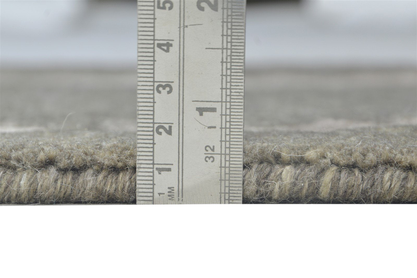 Wool Brown Rug 2' X 3' Modern Hand Tufted Scandinavian Geometric Small Carpet Area Rug