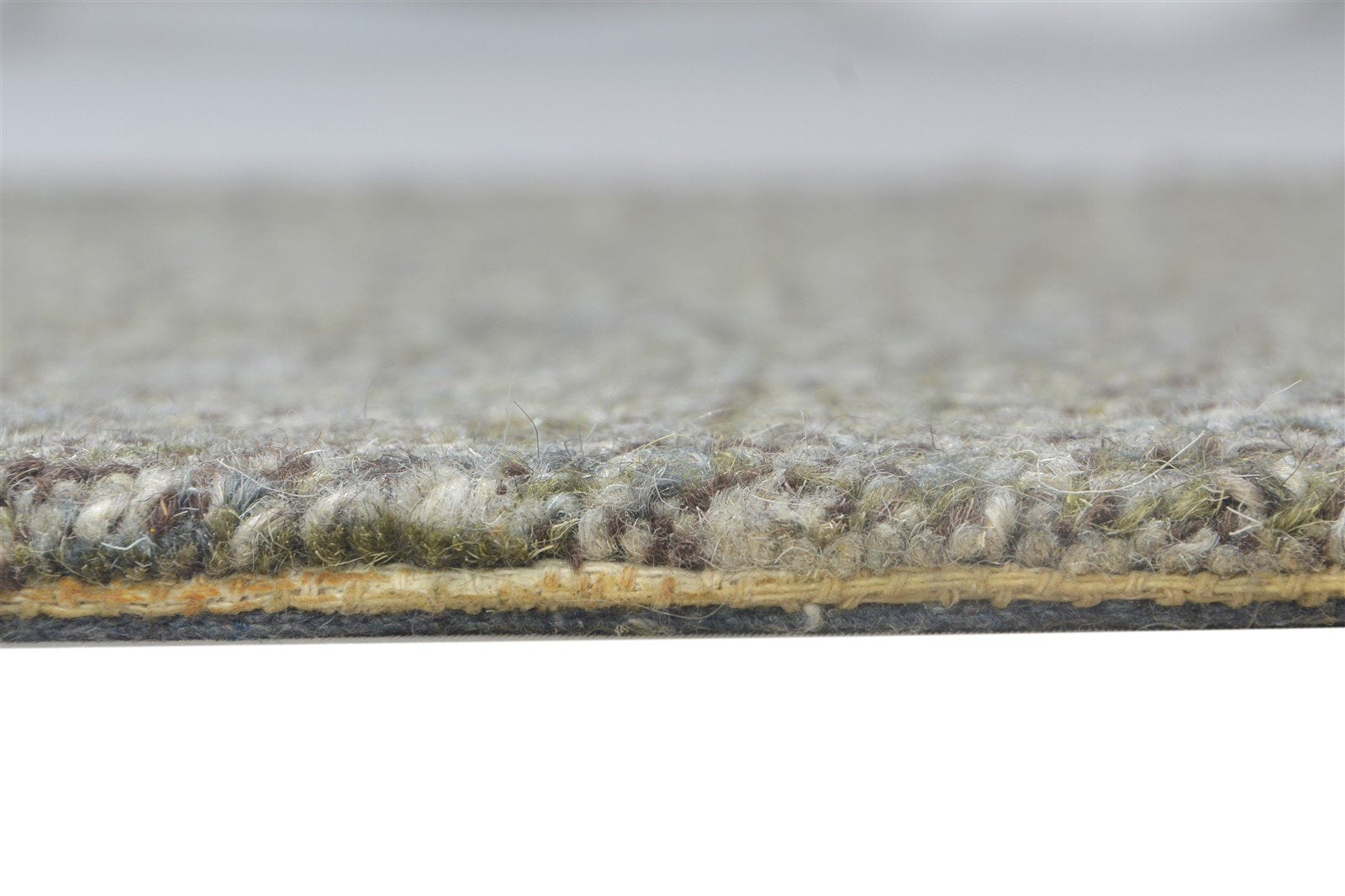 2' X 3' Rug Wool Brown Modern Hand Tufted Scandinavian Solid Small Carpet Area Rug