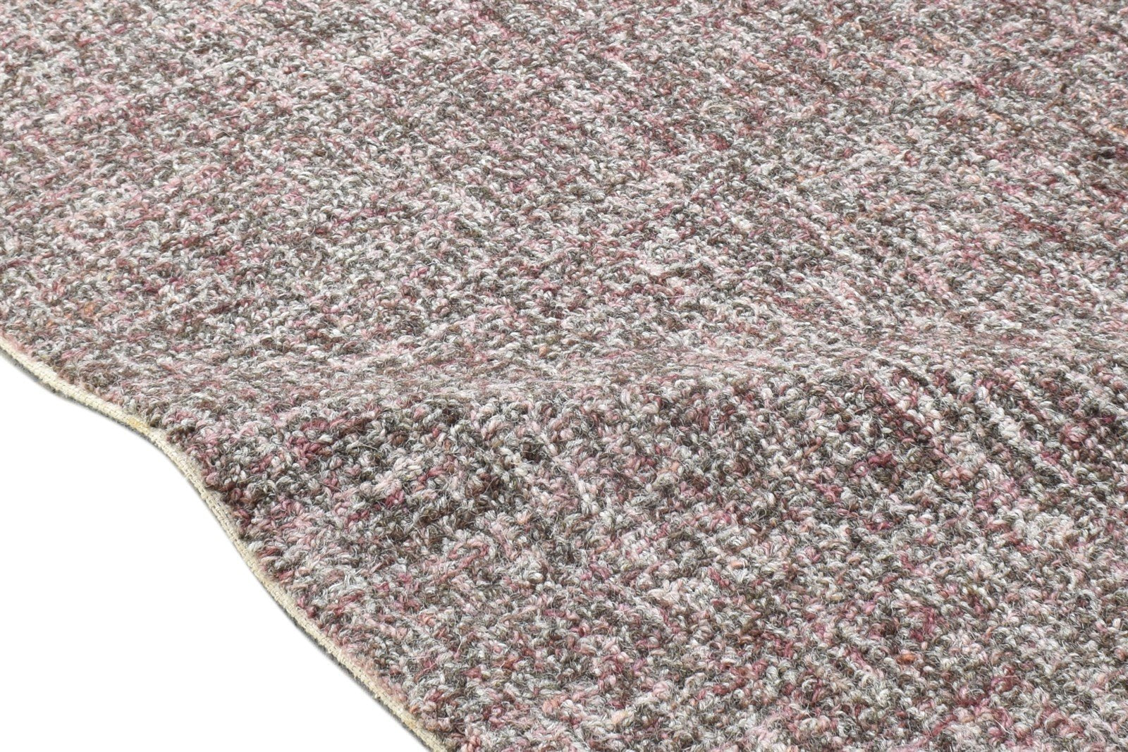 Hand Tufted Red Wool Rug 2' X 3' Modern Scandinavian Solid Small Carpet Area Rug