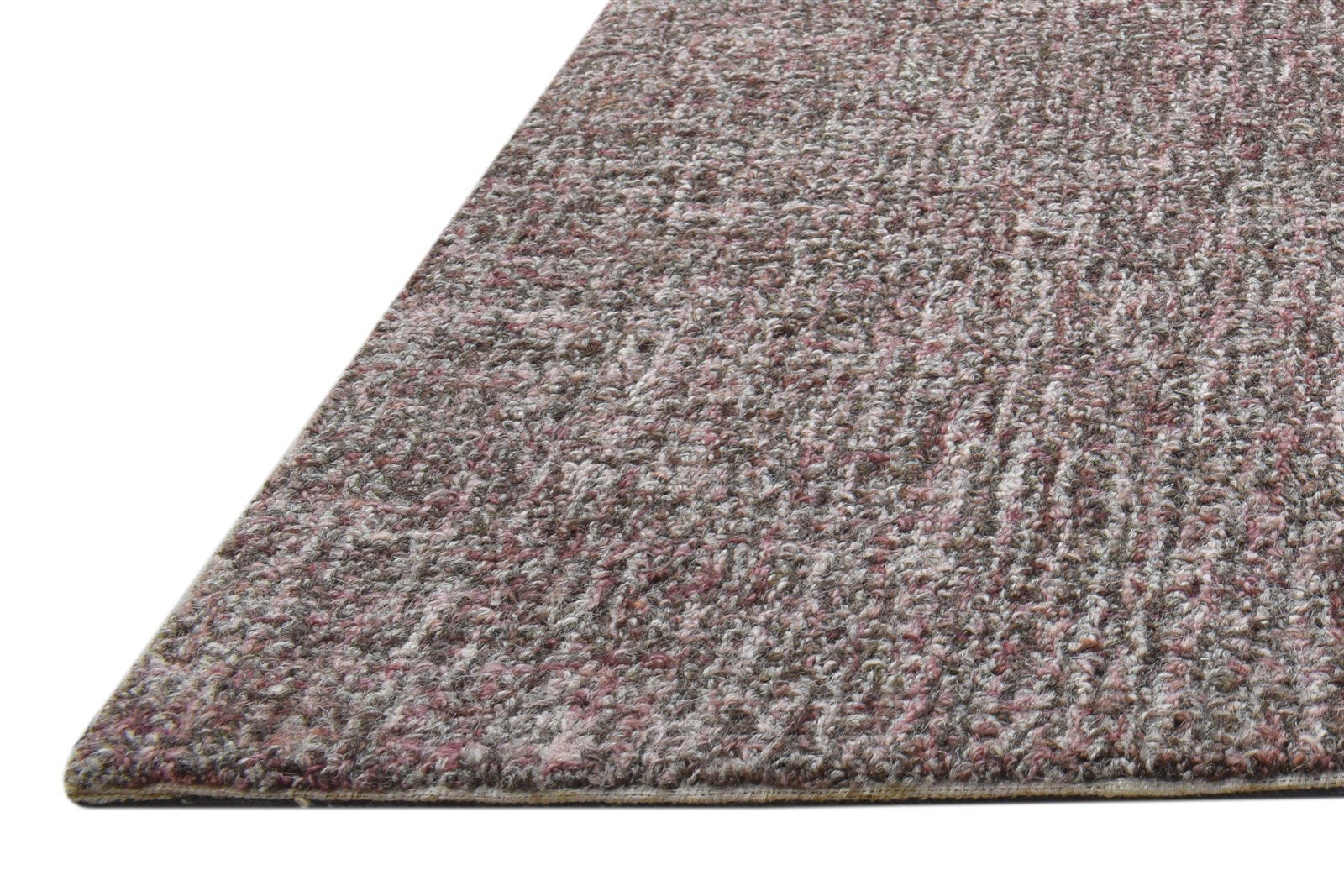 Hand Tufted Red Wool Rug 2' X 3' Modern Scandinavian Solid Small Carpet Area Rug