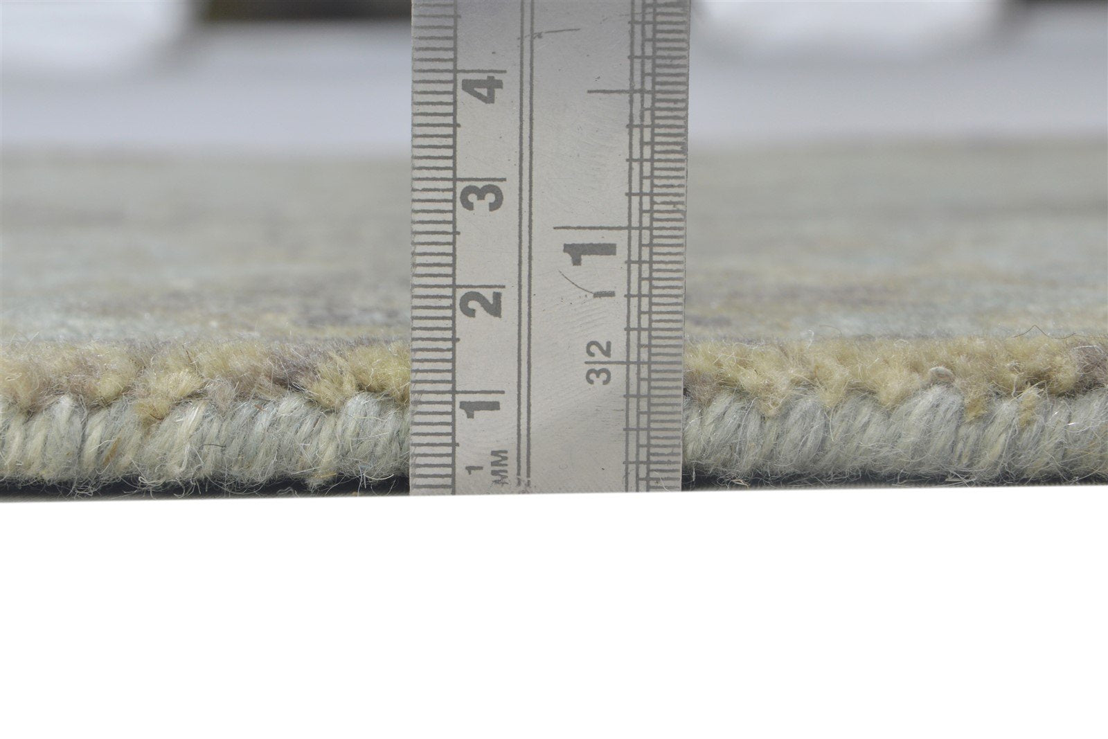 Hand Tufted Sage Wool Rug 2' X 3' Modern Oushak Oriental Small Carpet Area Rug