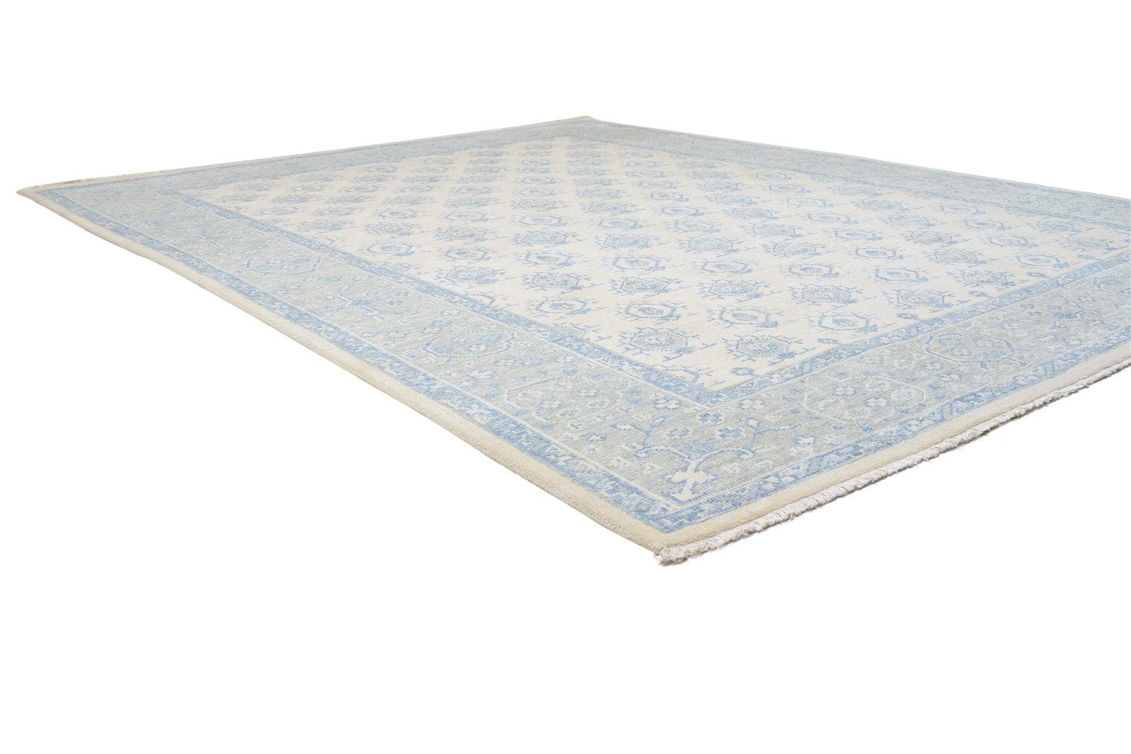 Wool Sand Rug 8' X 10' Persian Hand Knotted Bokhara Oriental Large Carpet Area Rug