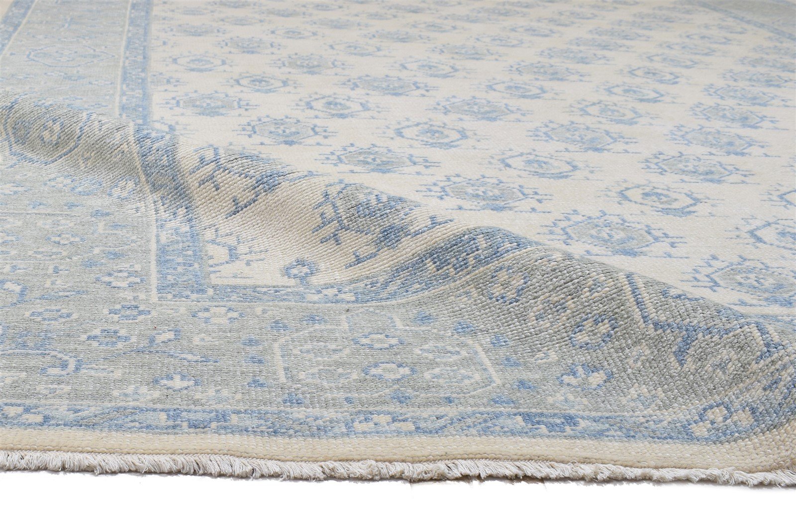 Wool Sand Rug 8' X 10' Persian Hand Knotted Bokhara Oriental Large Carpet Area Rug