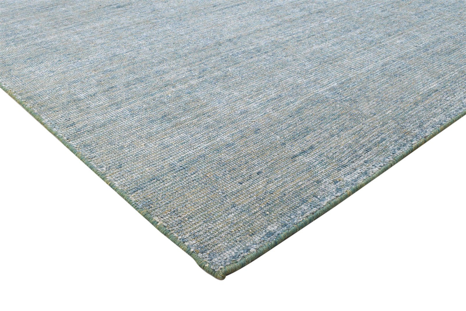 Dark Grey Jute / Silk Rug 6X9 Modern Hand Woven Scandinavian Solid Room Size Area Rug