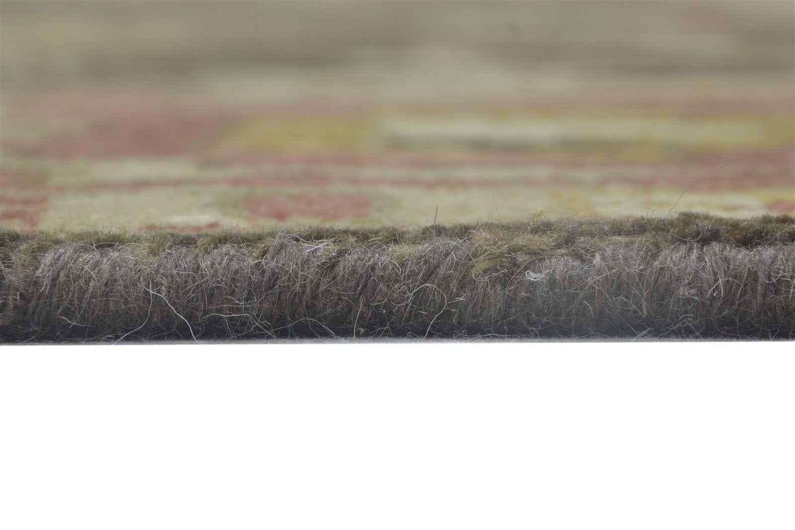Hand Knotted Brown Wool Rug 8' X 11' Persian Oushak Oriental Large Carpet Area Rug