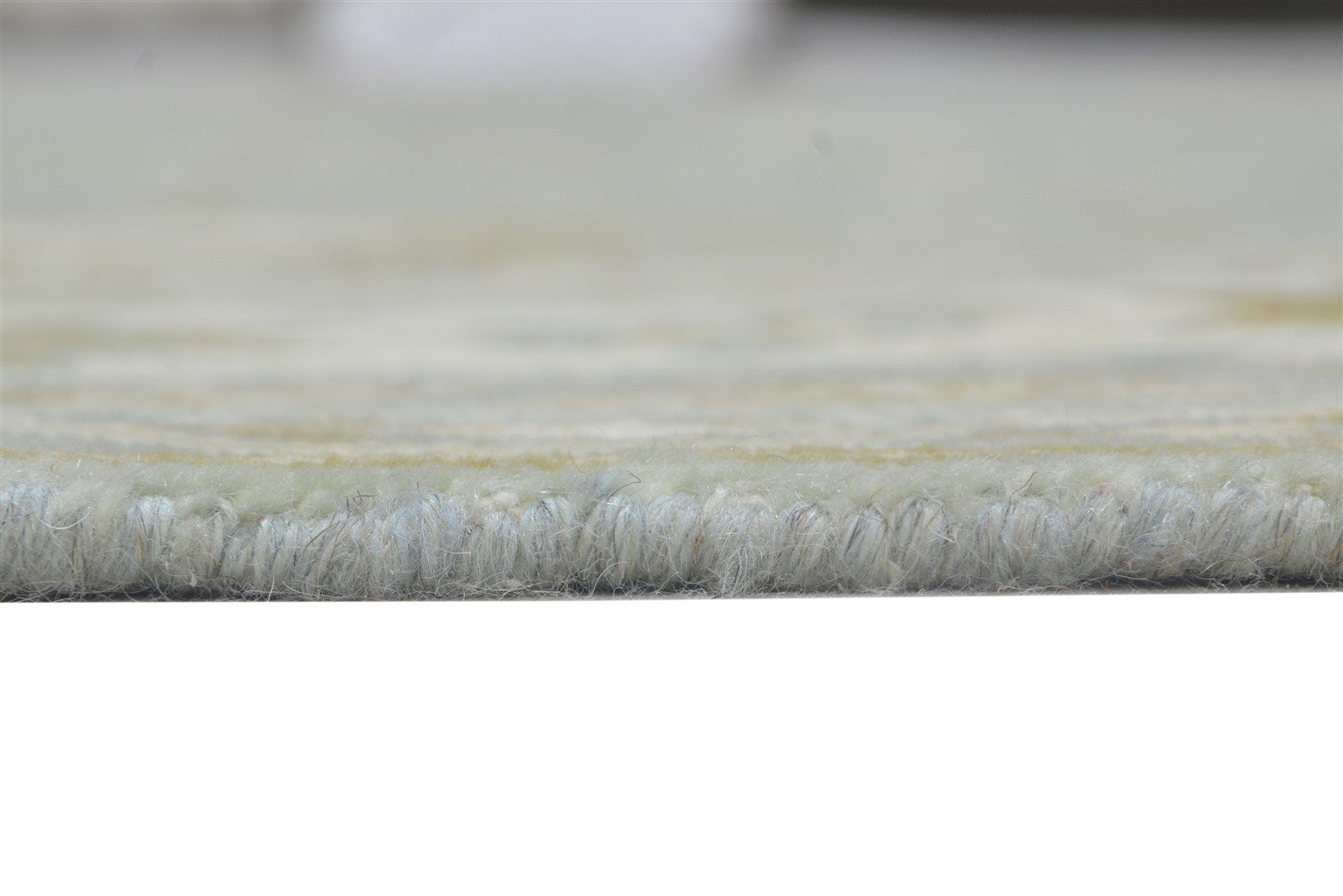 Wool Grey Rug 8' X 10' Persian Hand Knotted Mughal Oriental Large Carpet Area Rug