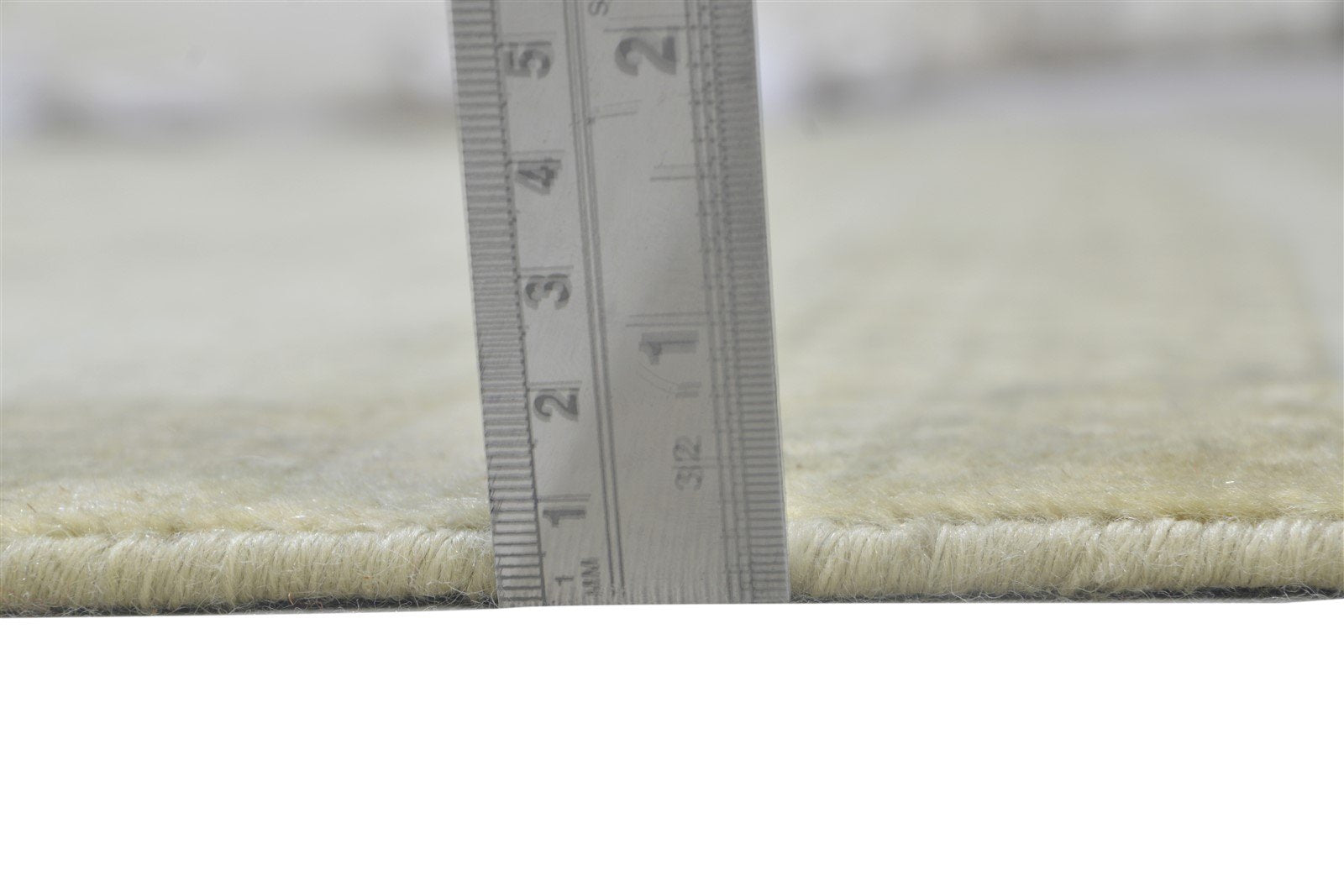 8' X 9' Rug Wool Sand Modern Hand Knotted Scandinavian Oriental Large Carpet Area Rug