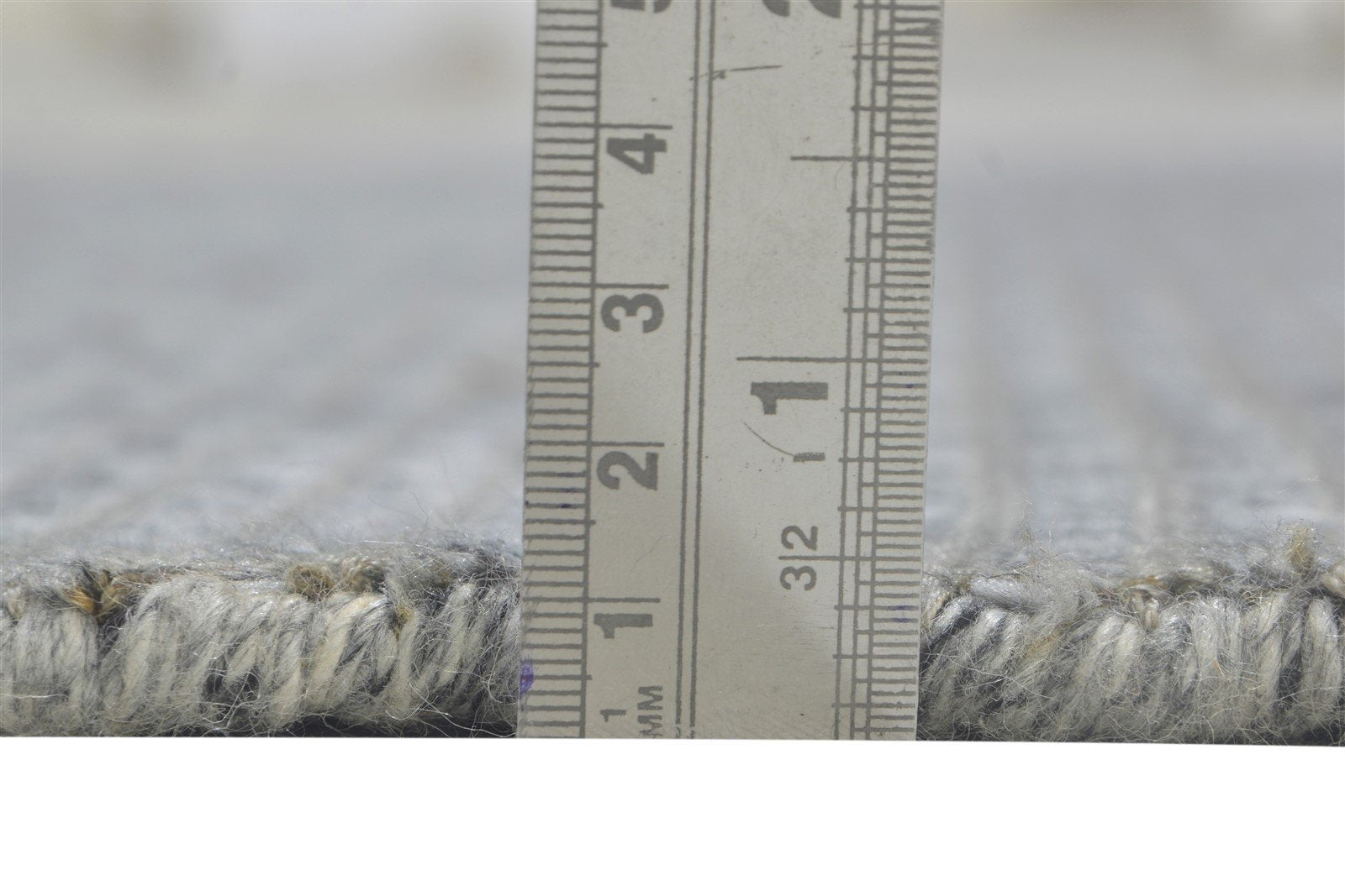 4X6 Rug Wool / Silk Grey Modern Hand Woven Scandinavian Solid Room Size Carpet Area Rug