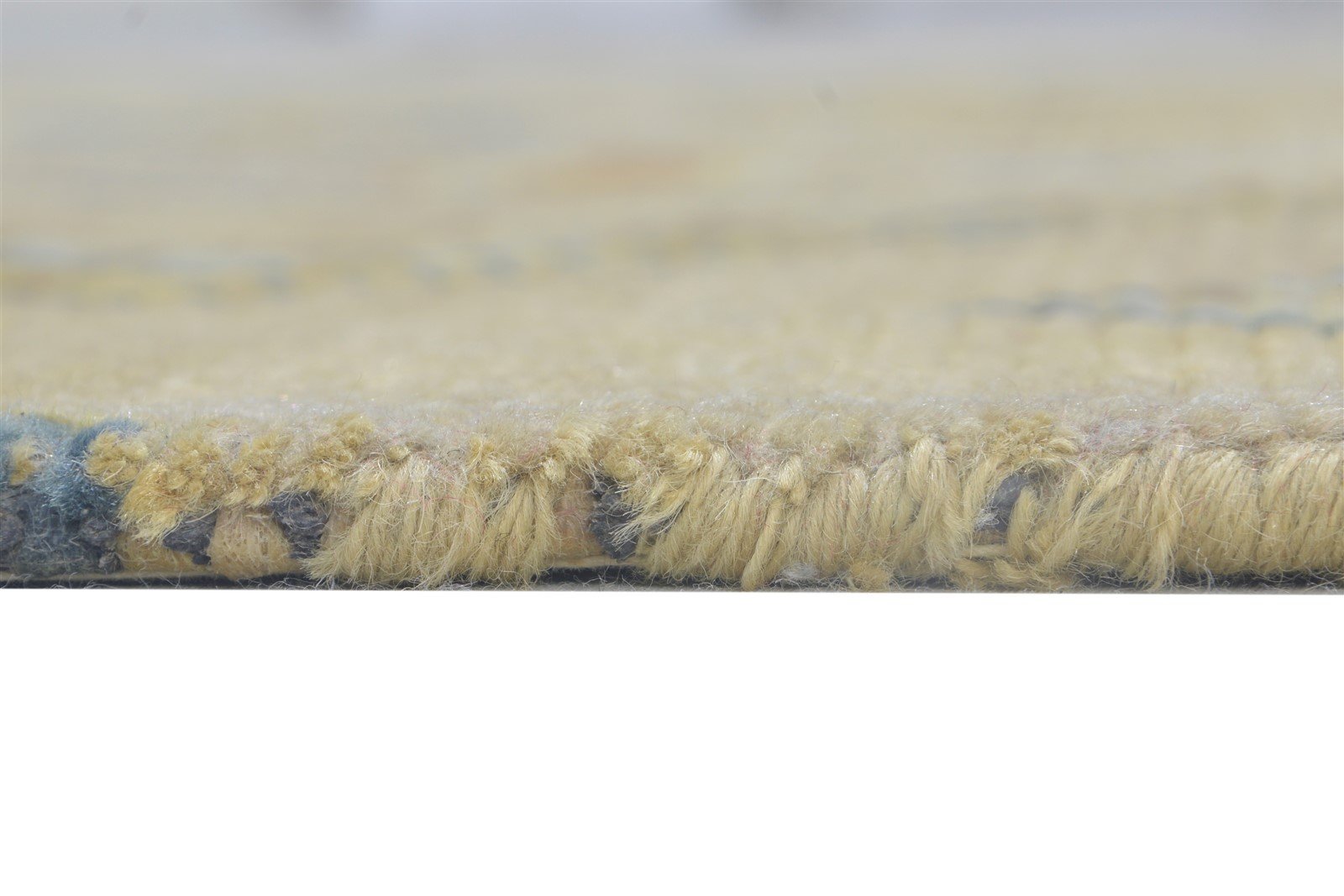 5X8 Rug Wool Beige Persian Hand Knotted Heriz-Indian Oriental Room Size Carpet Area Rug