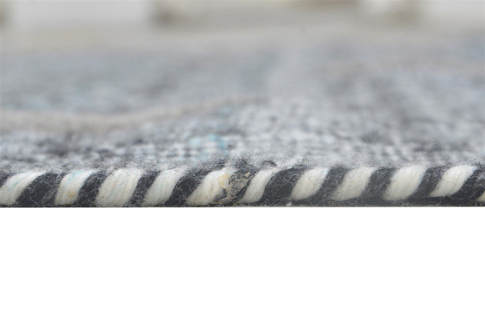 Charcoal Pet Yarn Rug 5X7 Modern Jacquard Loom Moroccan Diamond Room Size Carpet Area Rug
