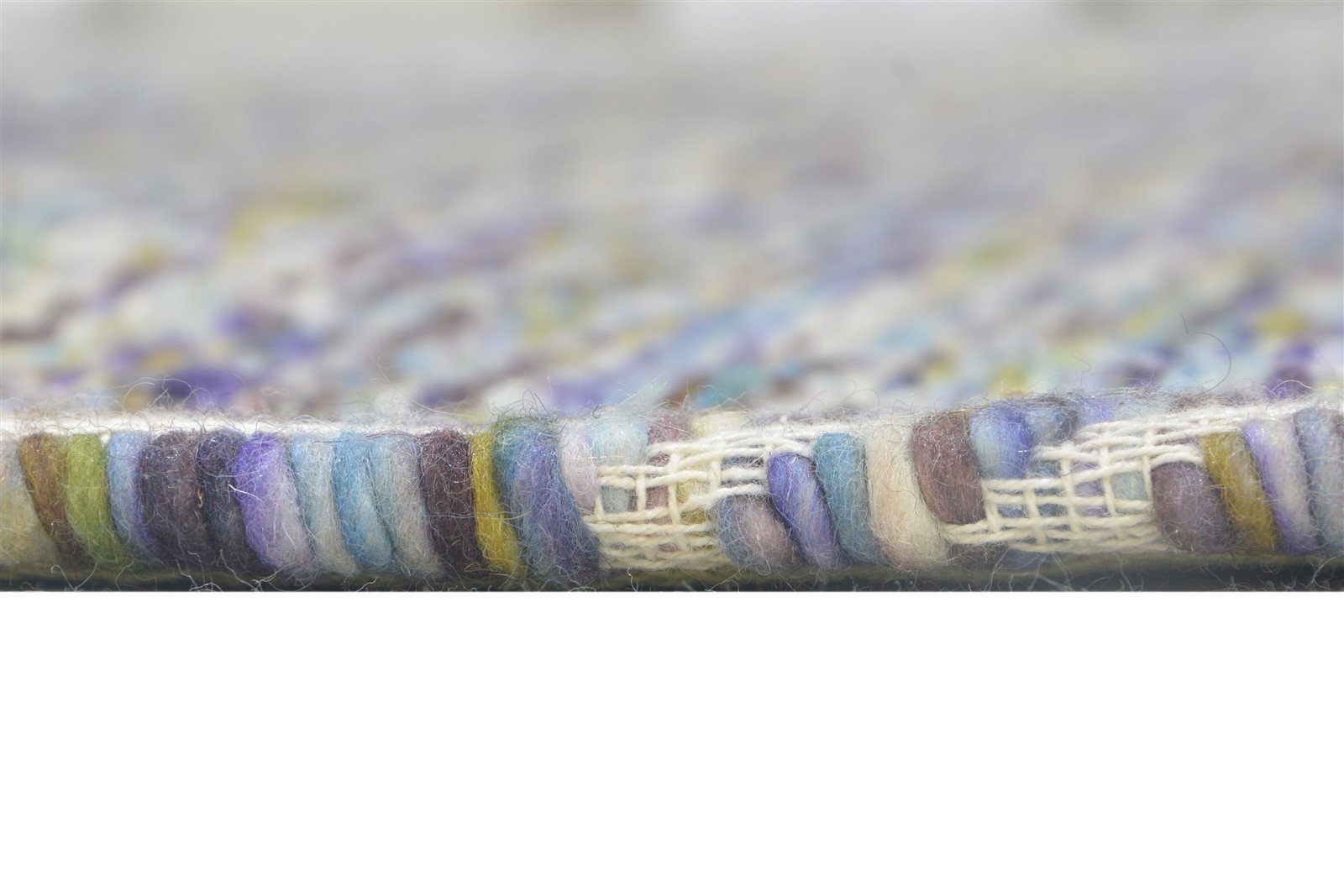 5X7 Rug Wool Multi Color Modern Jacquard Loom Scandinavian Honeycomb Room Size 7864463392917