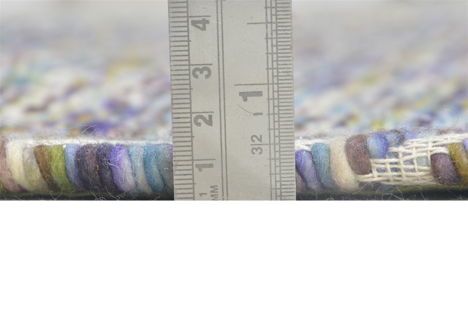 5X7 Rug Wool Multi Color Modern Jacquard Loom Scandinavian Honeycomb Room Size 7864463392917