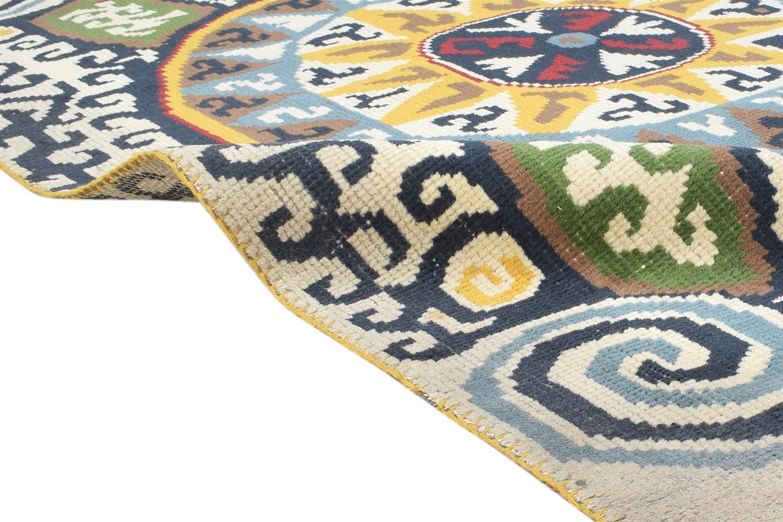 Cassandra 5X7 Rug Wool Multi Color Persian Hand Knotted Southwestern Tribal 7864876204181