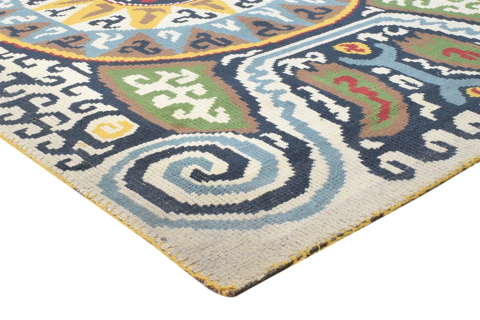 Cassandra 5X7 Rug Wool Multi Color Persian Hand Knotted Southwestern Tribal 7864876204181