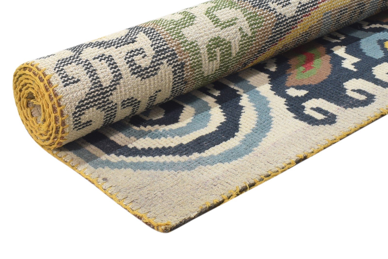 Cassandra 5X7 Rug Wool Multi Color Persian Hand Knotted Southwestern Tribal 7864876204181