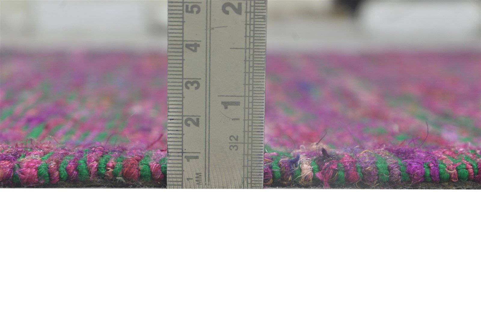 Odelle 5X7 Rug Wool / Silk Purple Modern Jacquard Loom Bohemian Solid 7864177361045