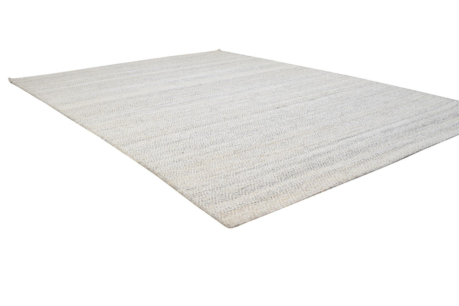 5X7 Rug Wool / Silk Sand Modern Dhurrie Scandinavian Trellis Room Size Carpet 7864232607893