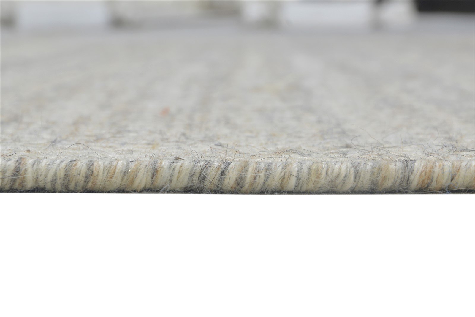 5X7 Rug Wool / Silk Sand Modern Dhurrie Scandinavian Trellis Room Size Carpet 7864232607893