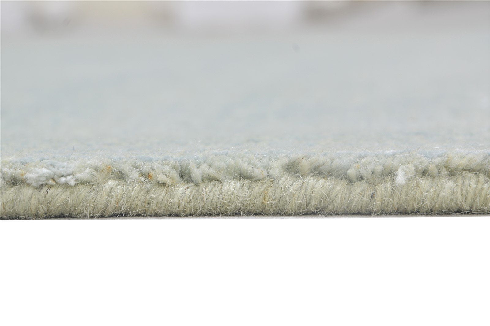 5X7 Rug Wool / Silk Silver Modern Handloom Moroccan Grass Trellis Room Size 7864151867541
