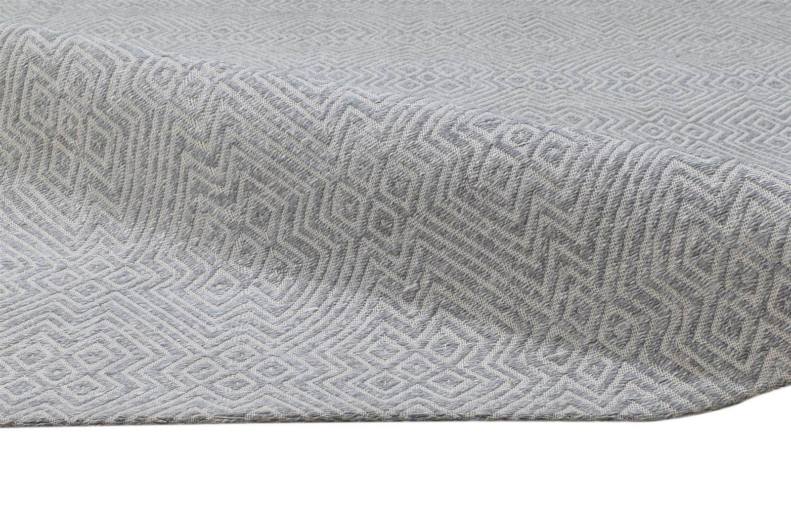 5X8 Rug Jacquard Grey Modern Jacquard Loom Scandinavian Geometric Room Size 7864464638101