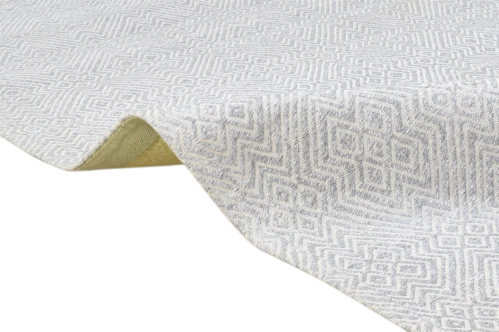 5X8 Rug Jacquard Grey Modern Jacquard Loom Scandinavian Geometric Room Size 7864464638101