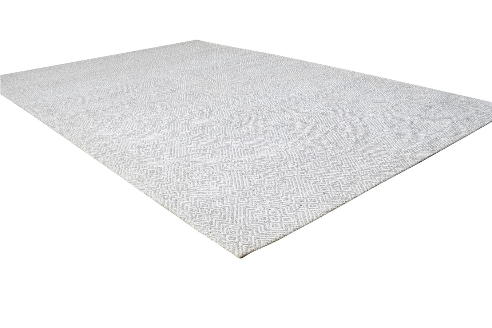 5X8 Rug Jacquard Grey Modern Jacquard Loom Scandinavian Geometric Room Size 7864464638101