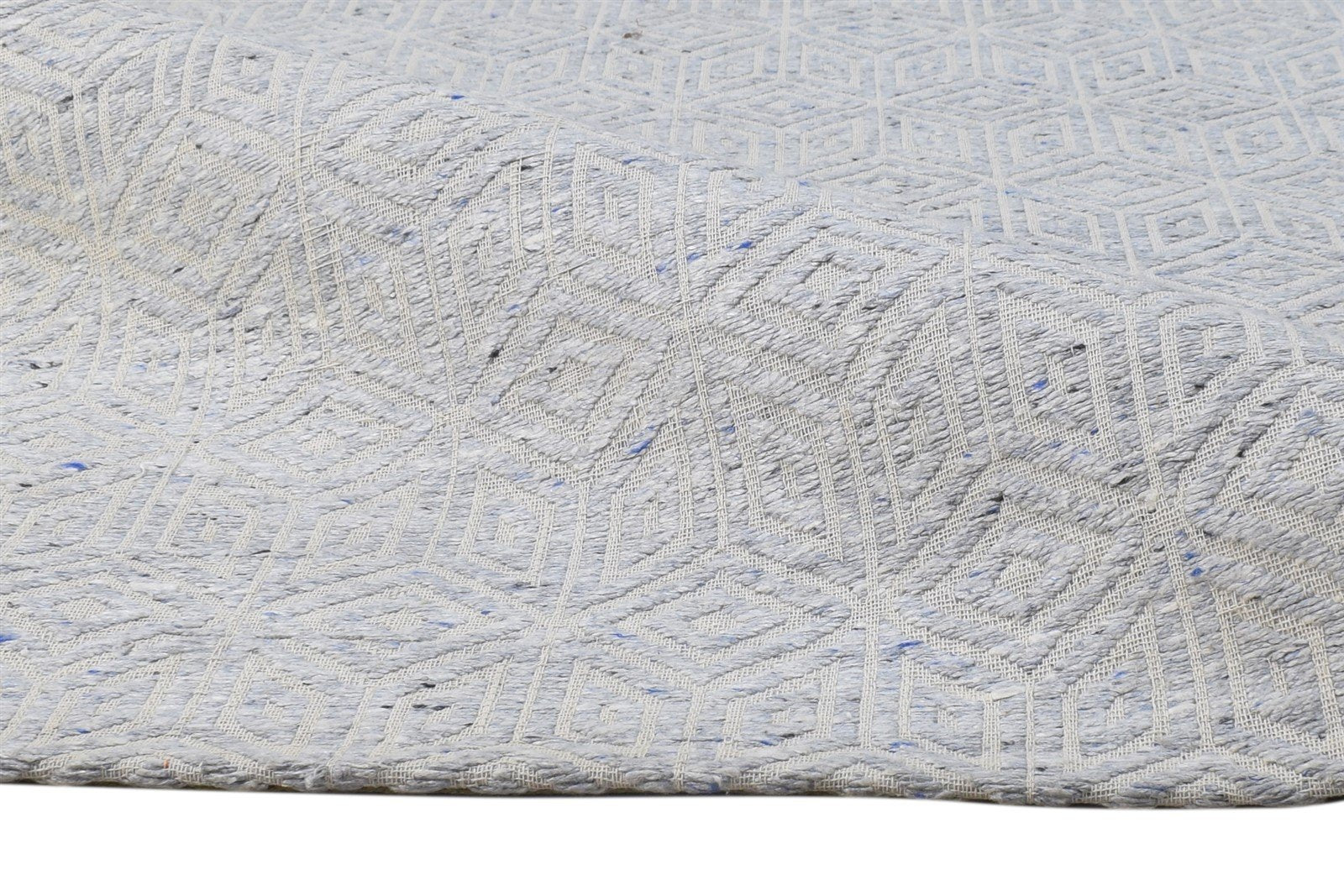 5X8 Rug Jacquard Off-White Modern Jacquard Loom Scandinavian Floral Room Size 7864445173909