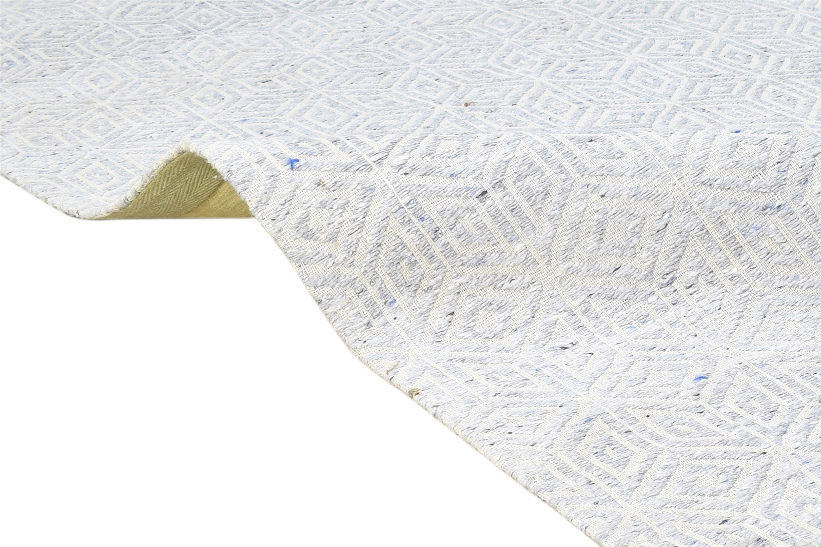 5X8 Rug Jacquard Off-White Modern Jacquard Loom Scandinavian Floral Room Size 7864445173909