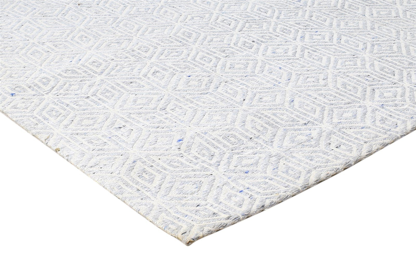 5X8 Rug Jacquard Off-White Modern Jacquard Loom Scandinavian Floral Room Size 7864445173909