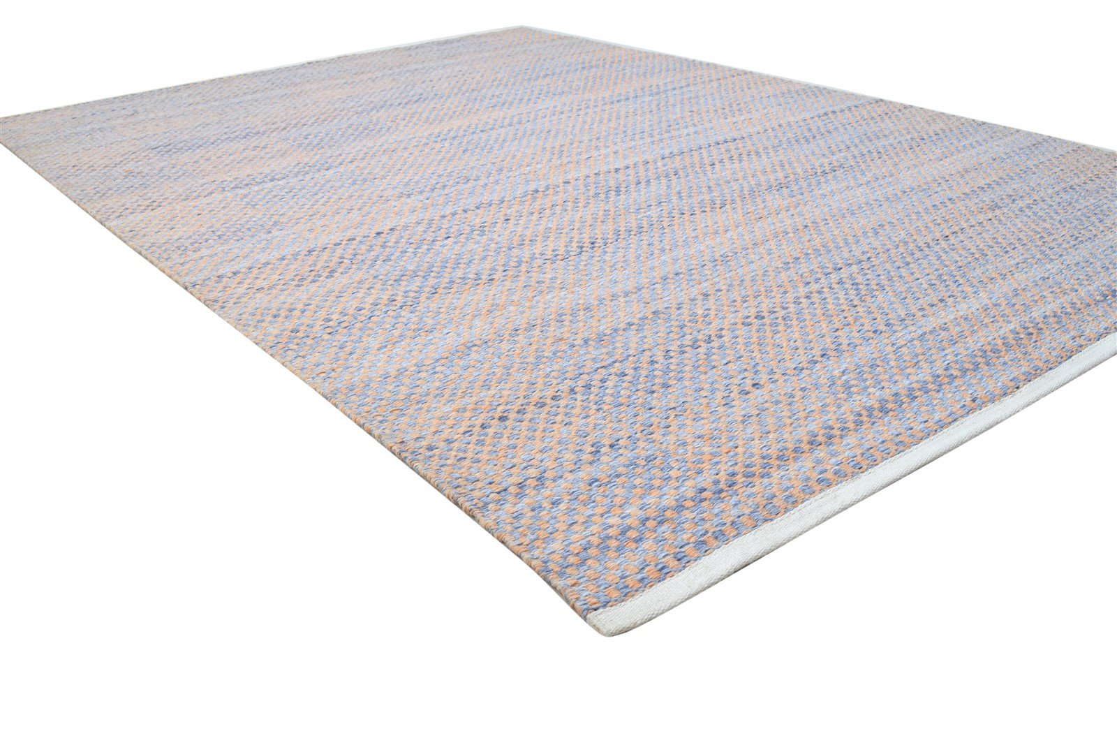 5X8 Rug Pet Yarn Beige Modern Hand Woven Scandinavian Geometric Room Size Carpet 7864164581525