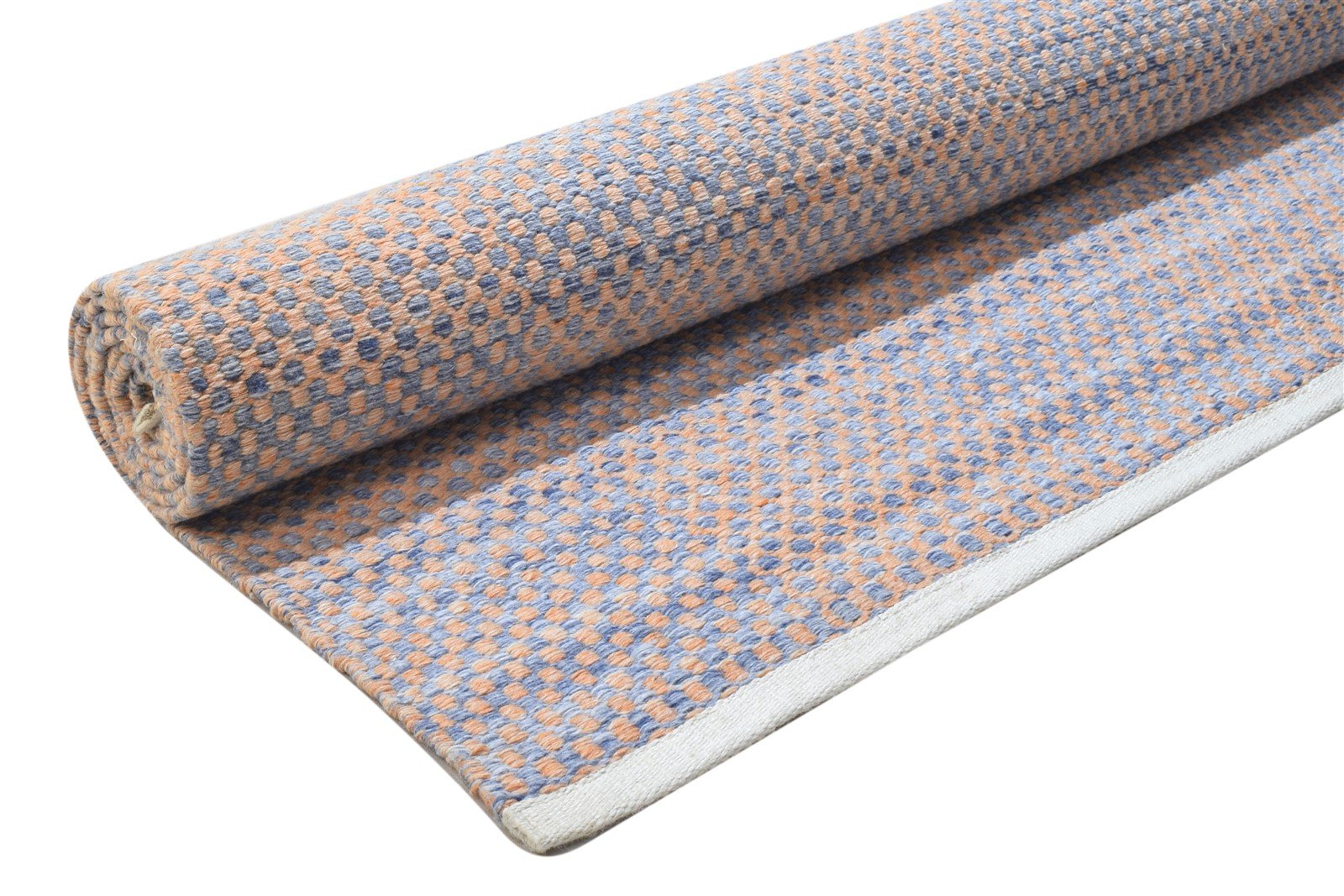 5X8 Rug Pet Yarn Beige Modern Hand Woven Scandinavian Geometric Room Size Carpet 7864164581525