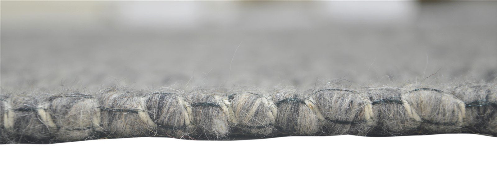 5X8 Rug Wool Charcoal Modern Hand Woven Scandinavian Diamond Room Size Carpet 7860679704725