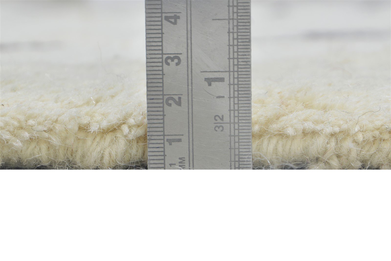 5X8 Rug Wool Off-White Modern Hand Knotted Scandinavian Abstract Room Size 7864897667221