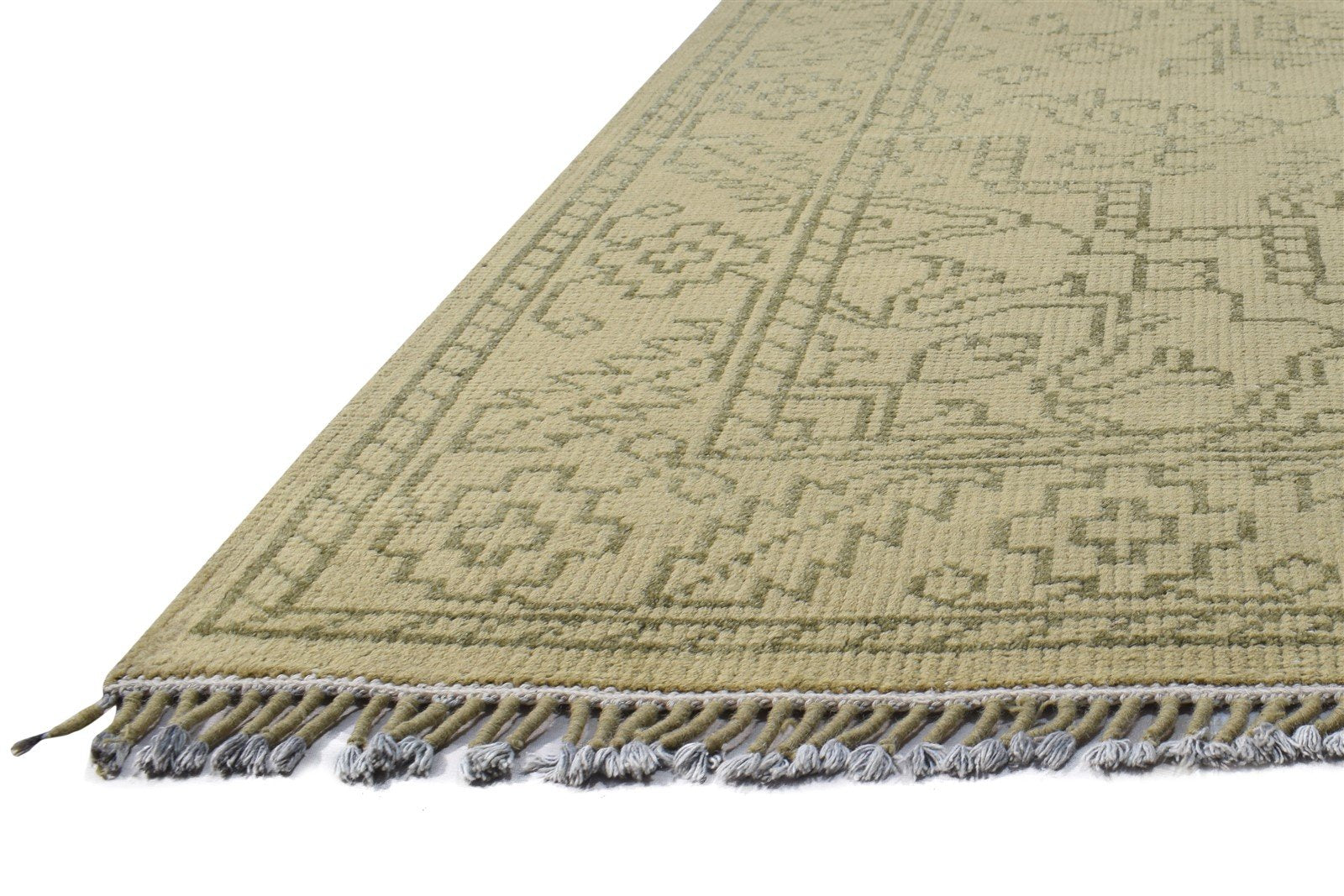 Sargama 5X8 Rug Wool Sage Persian Hand Knotted Heriz-Indian Oriental 7864899207317