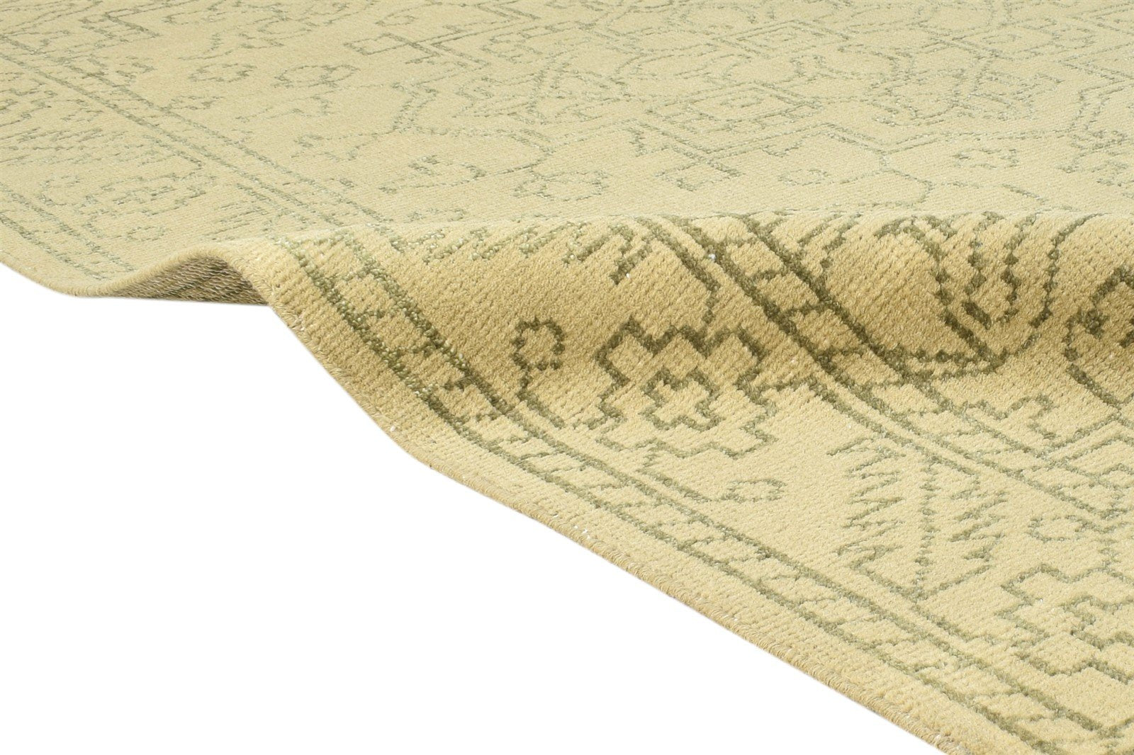 Sargama 5X8 Rug Wool Sage Persian Hand Knotted Heriz-Indian Oriental 7864899207317