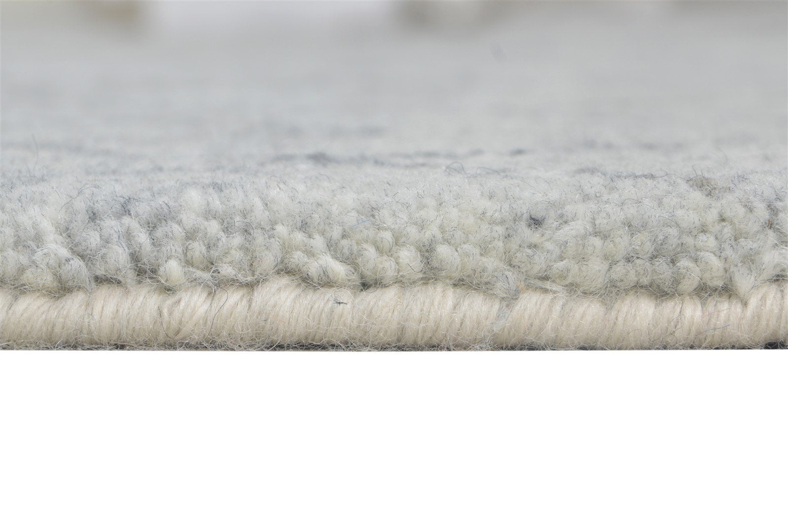 5X8 Rug Wool / Silk Grey Modern Hand Knotted Moroccan Diamond Room Size Carpet 7865011896469