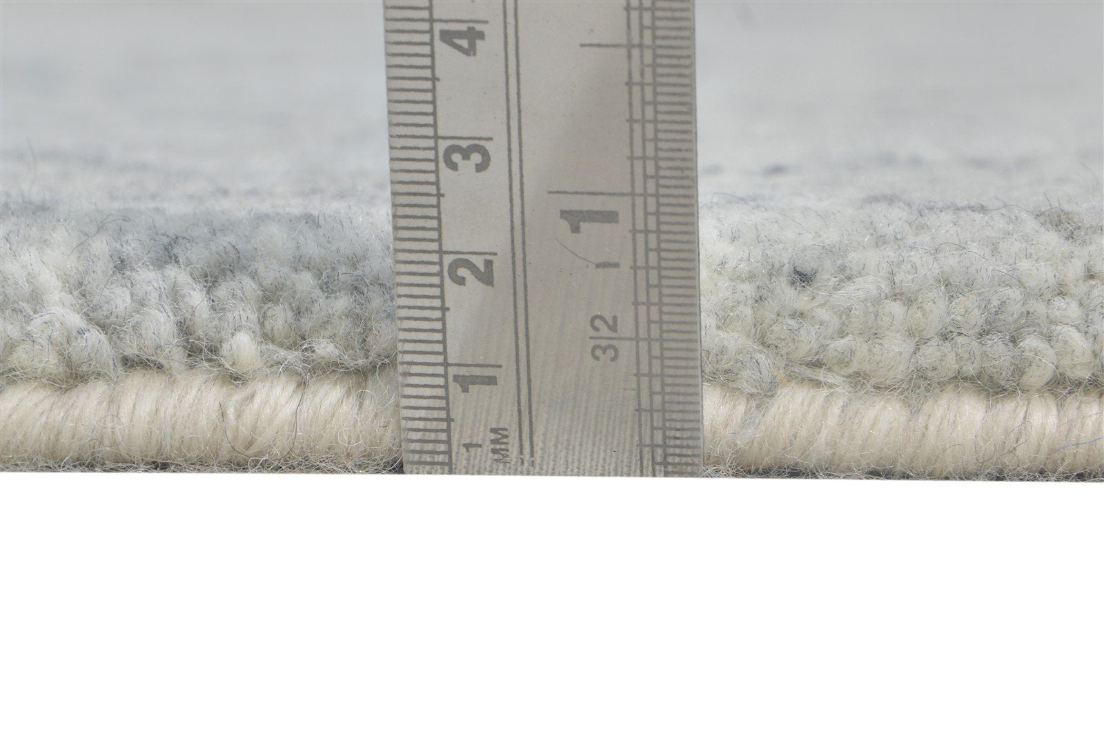 5X8 Rug Wool / Silk Grey Modern Hand Knotted Moroccan Diamond Room Size Carpet 7865011896469