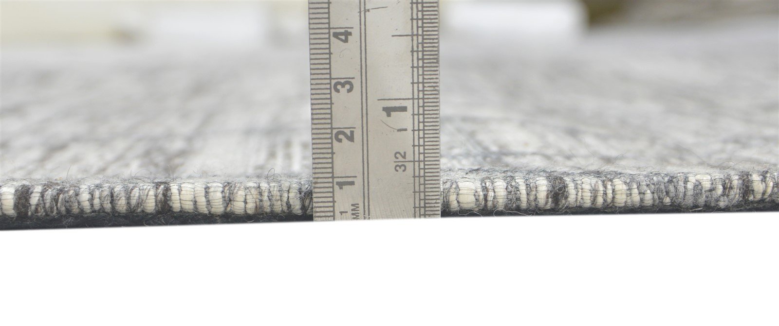 5X8 Rug Wool Silk Grey Modern Hand Woven Scandinavian Diamond Room Size Carpet 7860683866261
