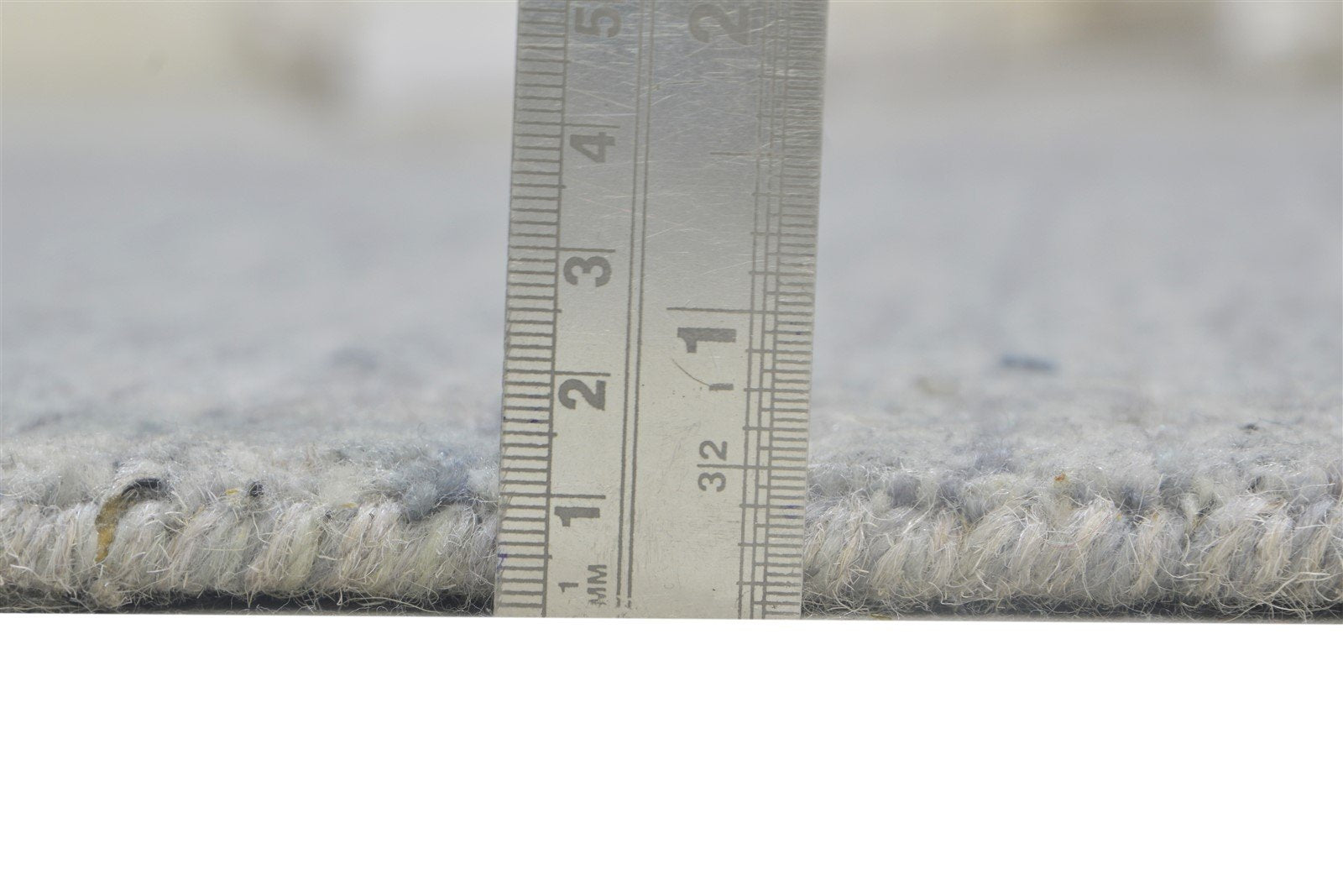 5X8 Rug Wool / Silk Grey Modern Handloom Scandinavian Solid Room Size Carpet 7864162975893