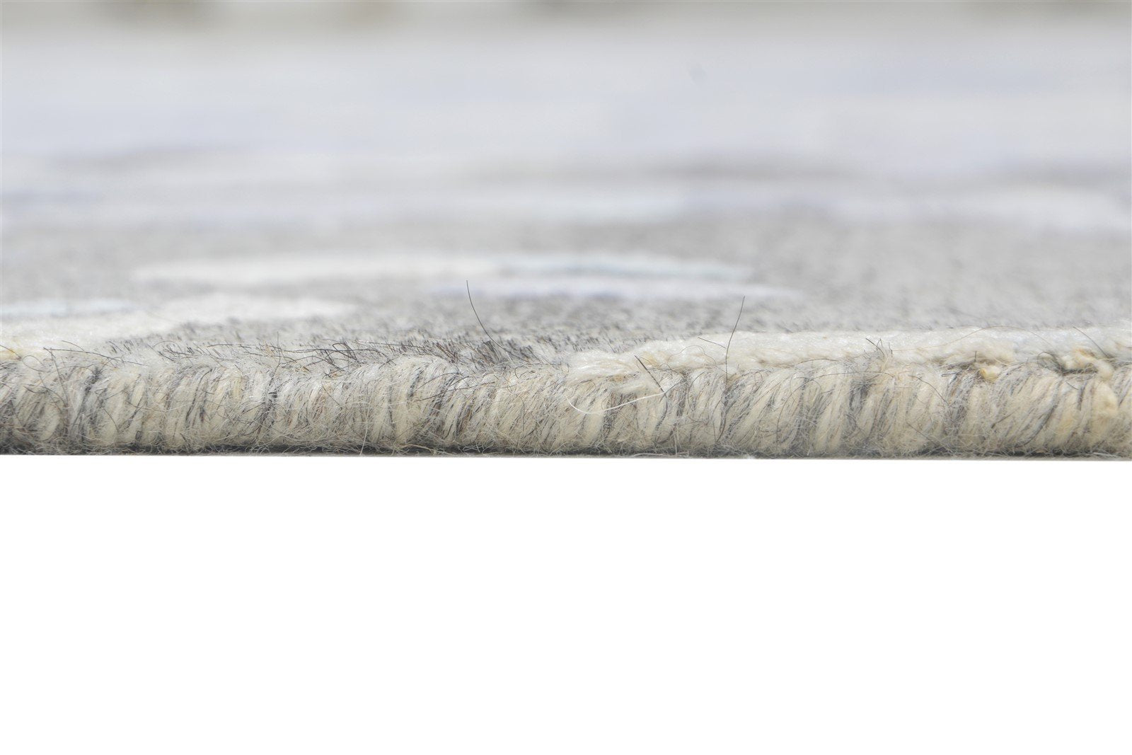 5X8 Rug Wool / Silk Sand Modern Hand Knotted Indian Abstract Room Size Carpet 7864238866581