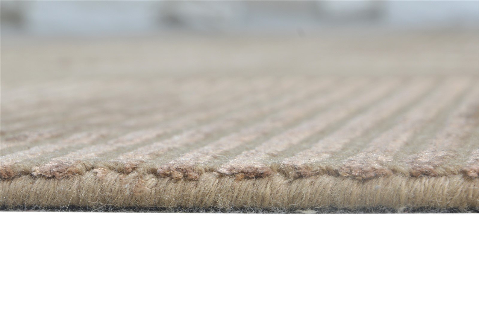 6' X 8' Rug Silk Brown Modern Hand Knotted Scandinavian Nordic Room Size Carpet 7865110003861