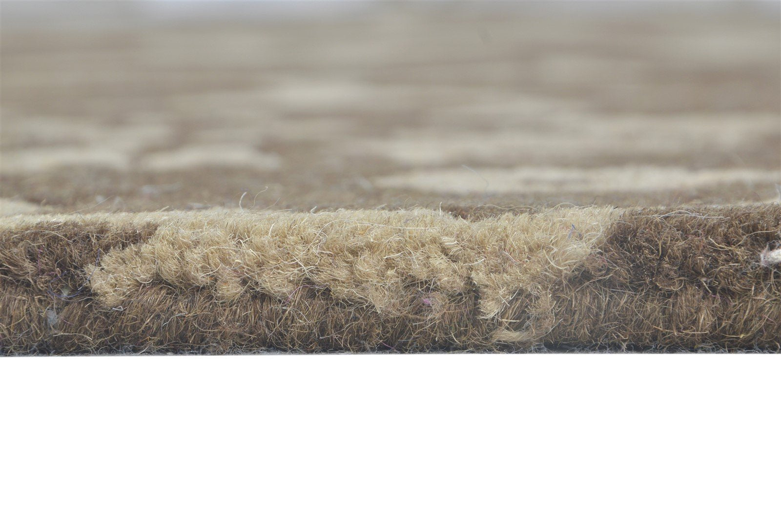 Bertine 6' X 8' Rug Wool Brown Modern Hand Tufted Scandinavian Abstract 7865055936661