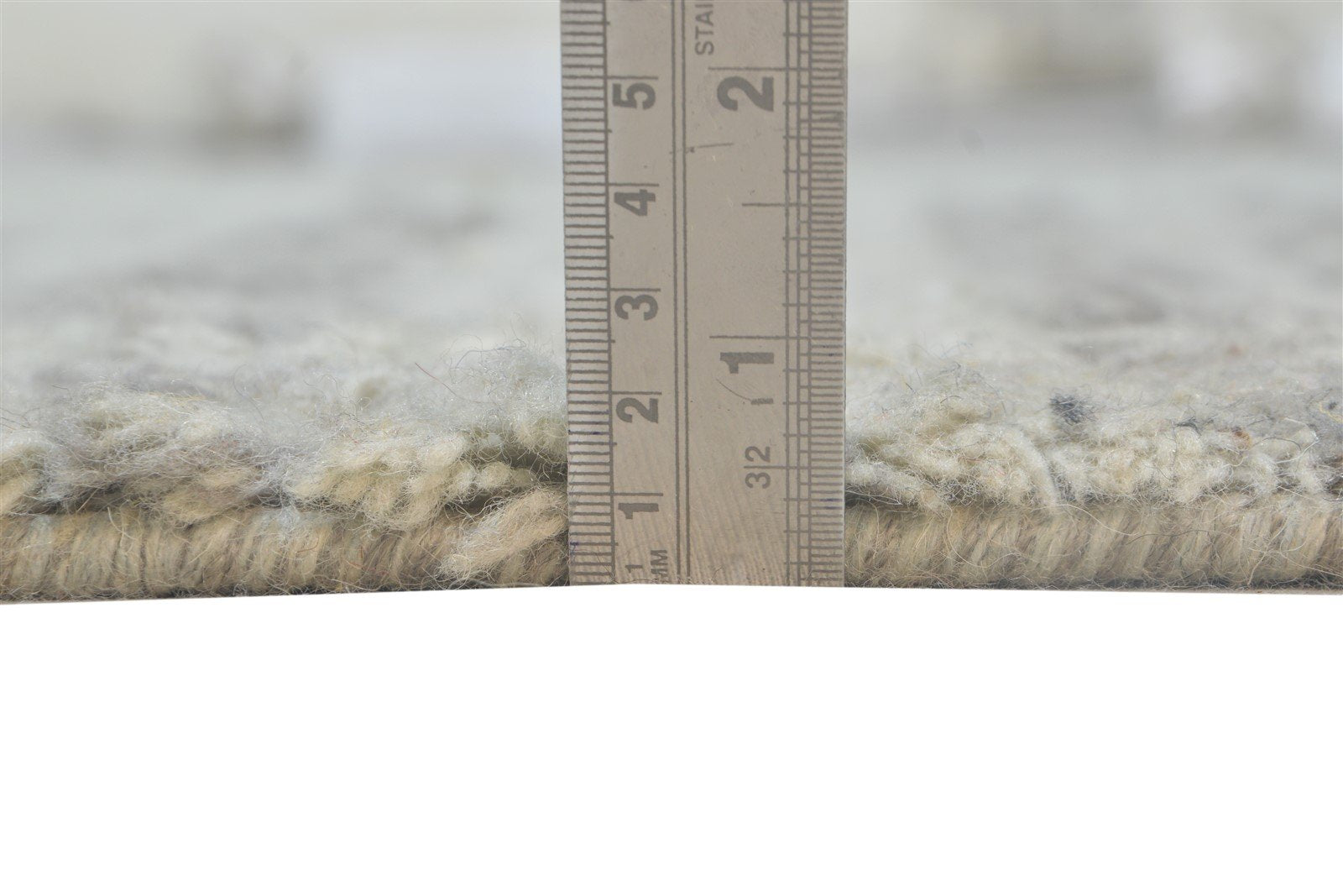 6' X 8' Rug Wool Grey Modern Hand Knotted Scandinavian Abstract Room Size Carpet 7864313151637