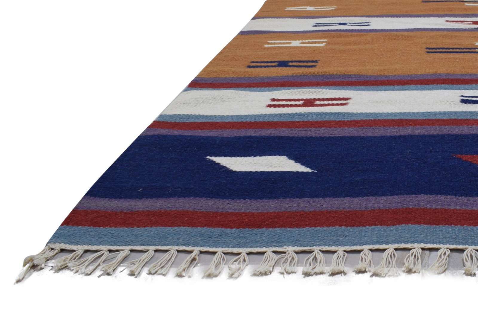 Brinna 6' X 8' Rug Wool Multi Color Persian Dhurrie Oriental Tribal 7864354963605