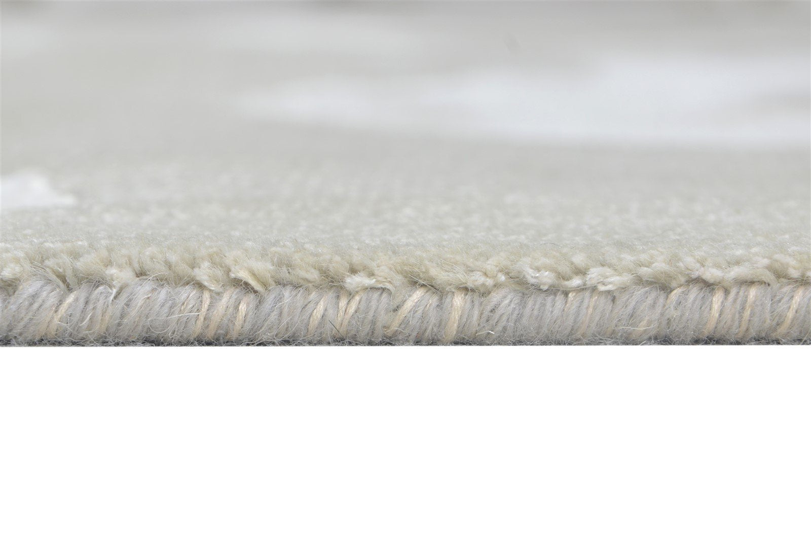 6' X 8' Rug Wool / Silk Grey Modern Hand Knotted French Floral Room Size Carpet 7865071173781