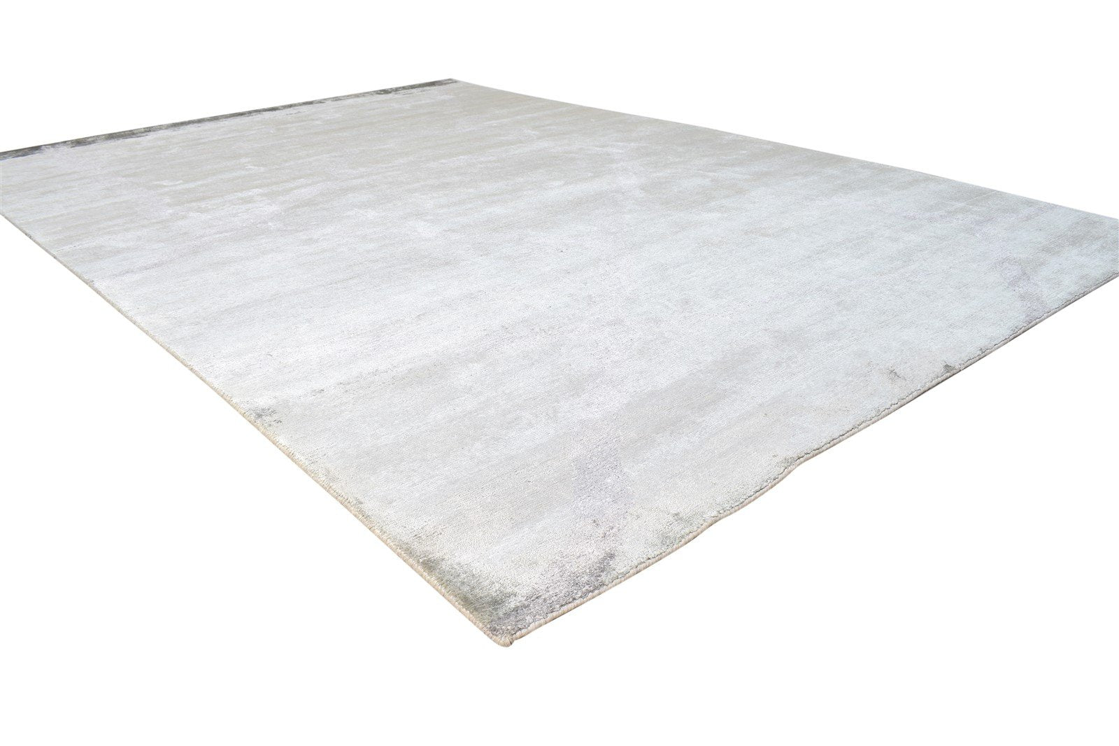 6' X 9' Rug Silk Grey Modern Hand Knotted American Abstract Room Size Carpet 7865093947541