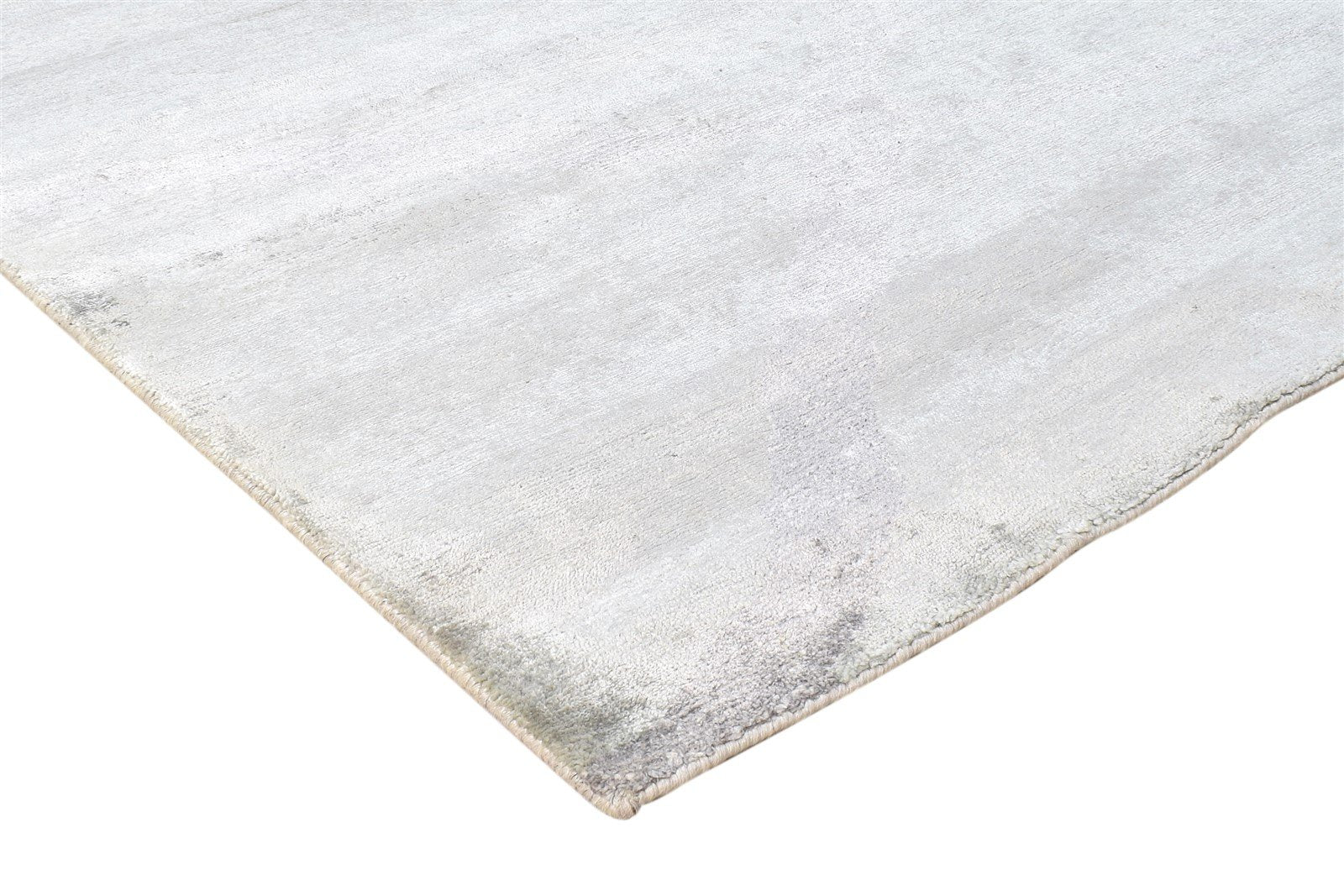 6' X 9' Rug Silk Grey Modern Hand Knotted American Abstract Room Size Carpet 7865093947541