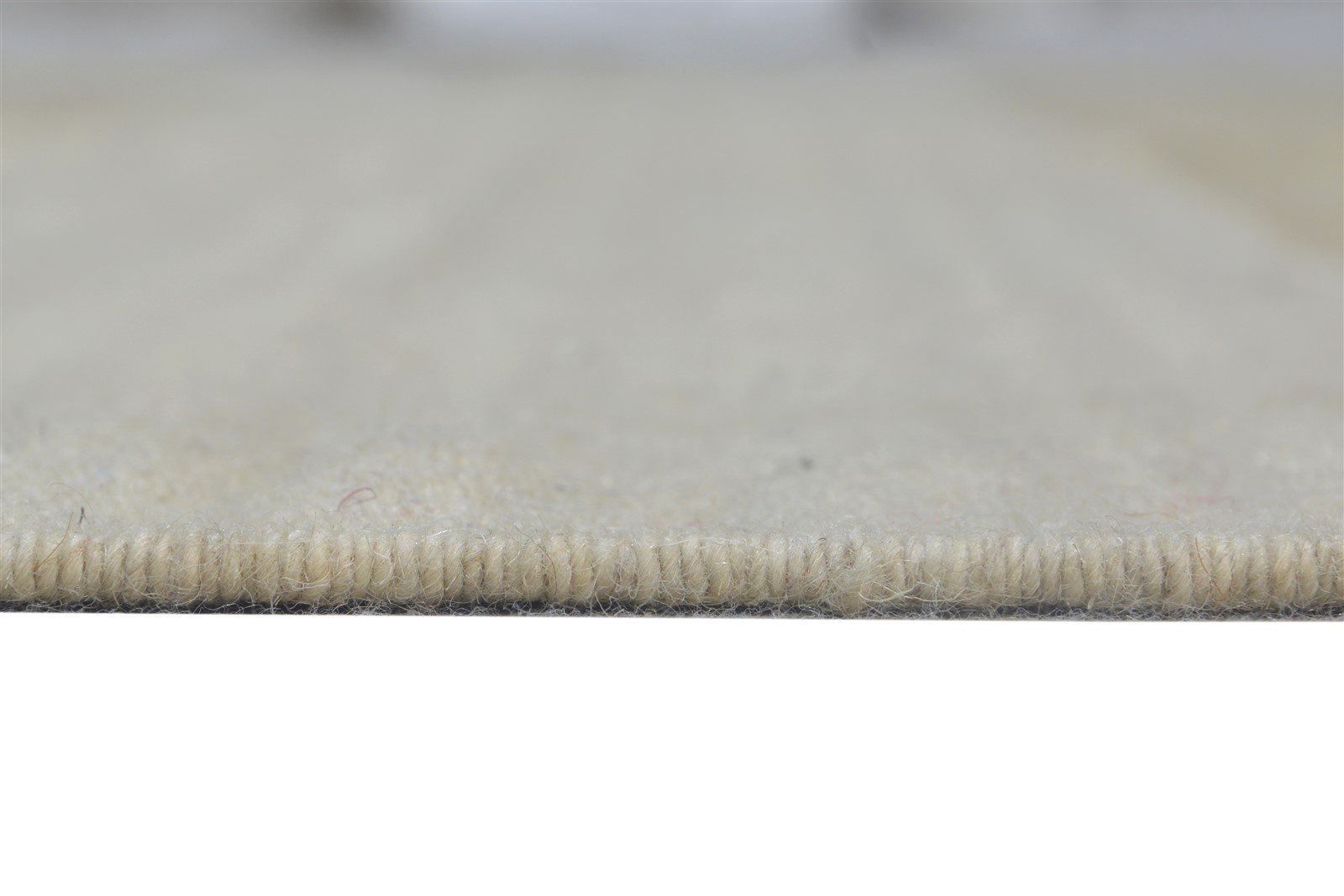 6' X 9' Rug Wool Beige Modern Dhurrie Scandinavian Striped Room Size Carpet 7865164562581