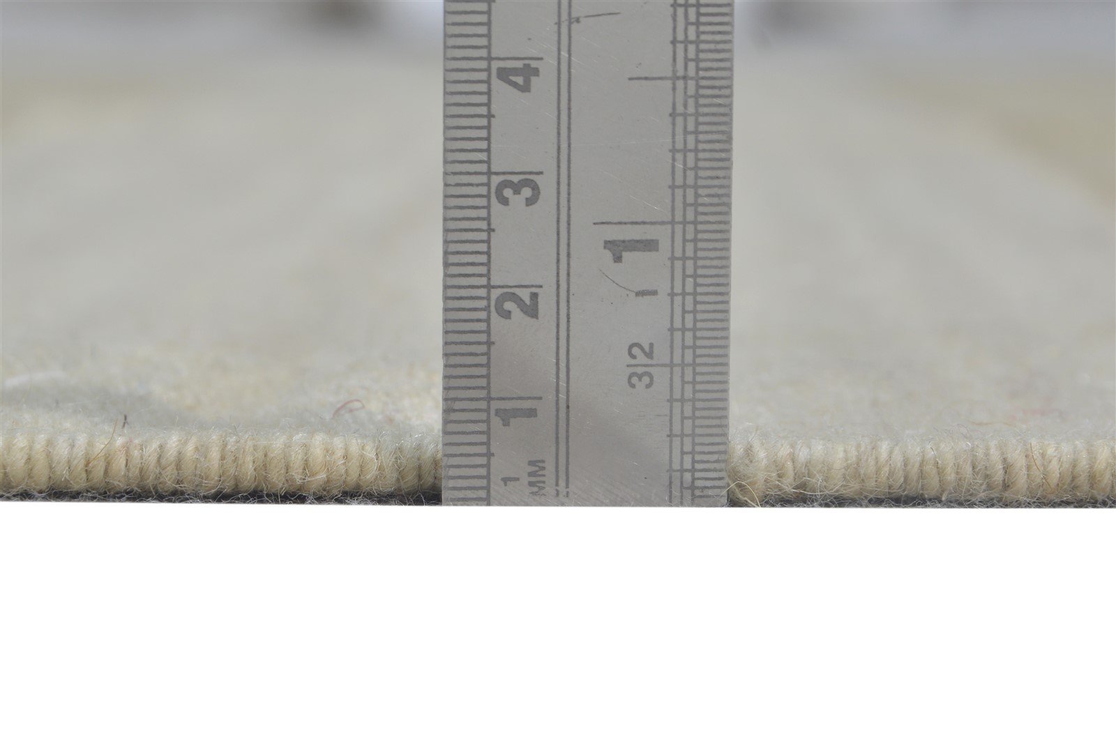 6' X 9' Rug Wool Beige Modern Dhurrie Scandinavian Striped Room Size Carpet 7865164562581